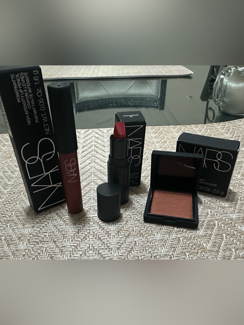 NARS Lipstick & Liquid Lip Duo in Ruby Red and Copper Bronze